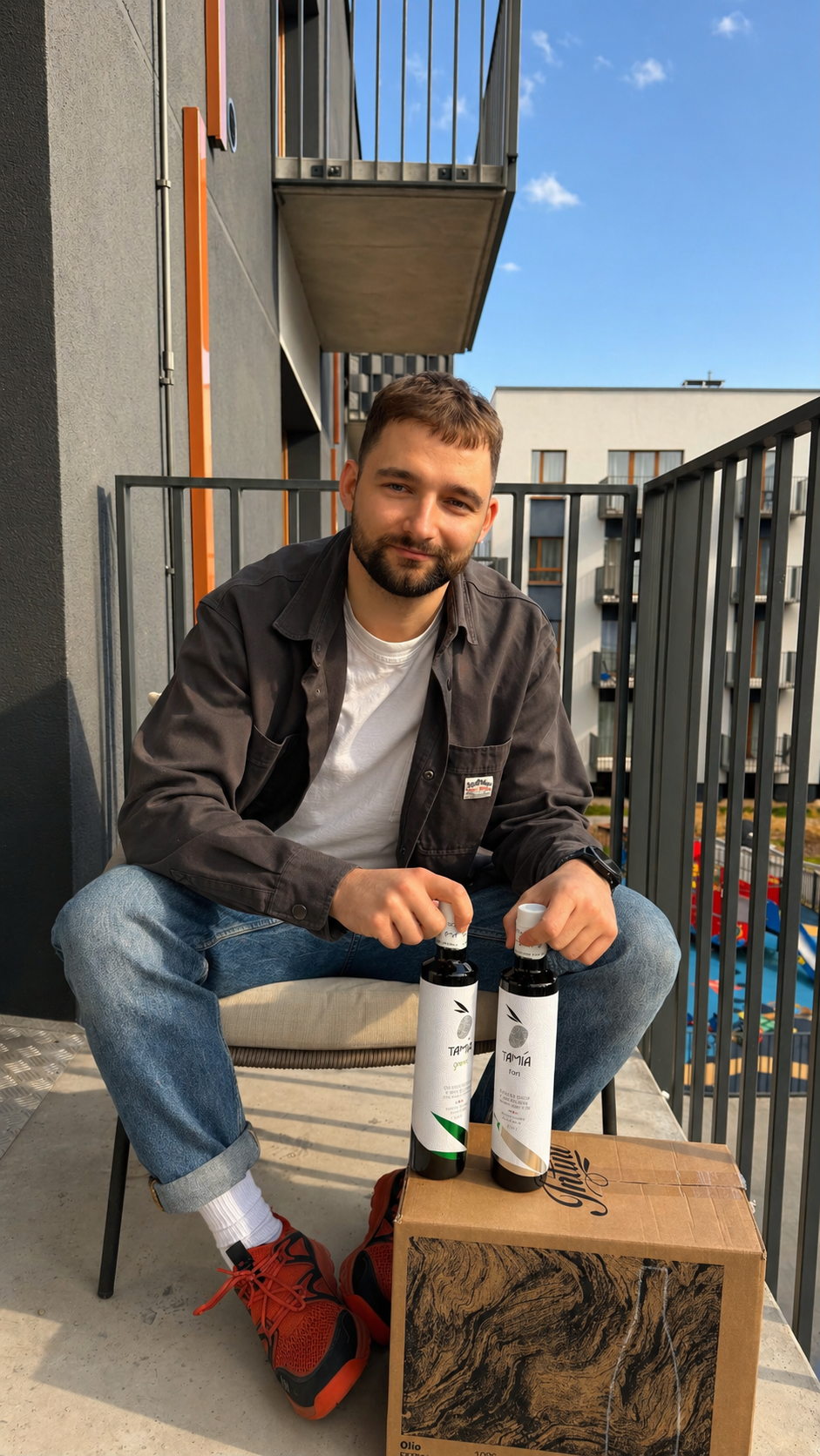 Aukšto polifenolių kiekio ypač tyras alyvuogių aliejus Tamia - Iron